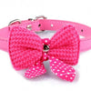 Knit Bow Knot Adjustable Pet Collars